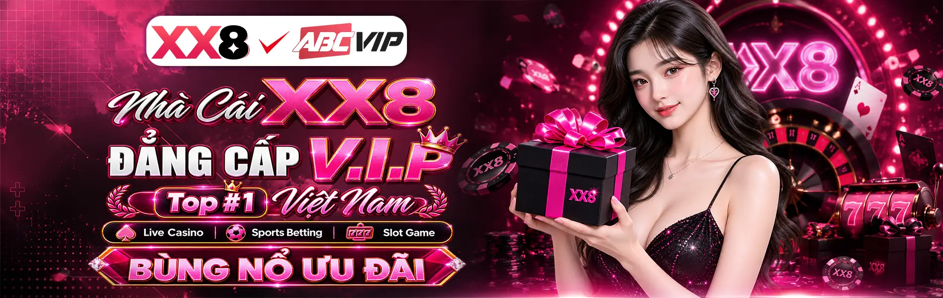 Banner XX8 - Nhà cái XX8 đẳng cấp V.I.P