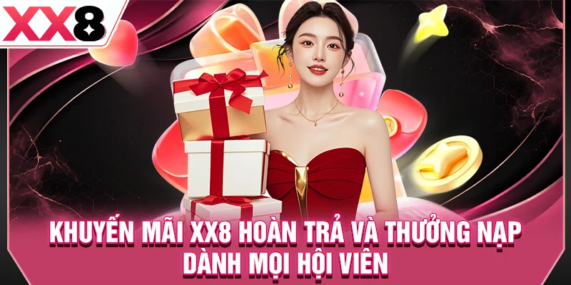 Khuyến mãi XX8 hoàn trả và thưởng nạp dành mọi hội viên